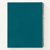 Maak Je Eigen Aangepaste Naam Spiraal Notebook Notitieboek (Achterkant)