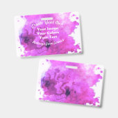 Maak Je Eigen Aangepaste Ontwerp Badge (Voor- en achterkant)