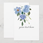 Maak Je Eigen Aangepaste Ontwerp Bedankkaart (Voorkant / Achterkant)