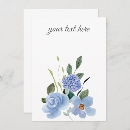 Maak je eigen aangepaste ontwerp bedankkaart (Voorkant / Achterkant)