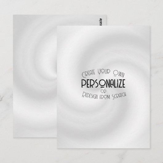 Maak Je Eigen Aangepaste Ontwerp Briefkaart (Voorkant / Achterkant)