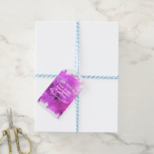 Maak Je Eigen Aangepaste Ontwerp Cadeaulabel (Met Touw)