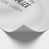 Maak Je Eigen Aangepaste Ontwerp Cadeaupapier (Hoek)