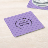 Maak Je Eigen Aangepaste Ontwerp Kartonnen Onderzetters (Schuin)