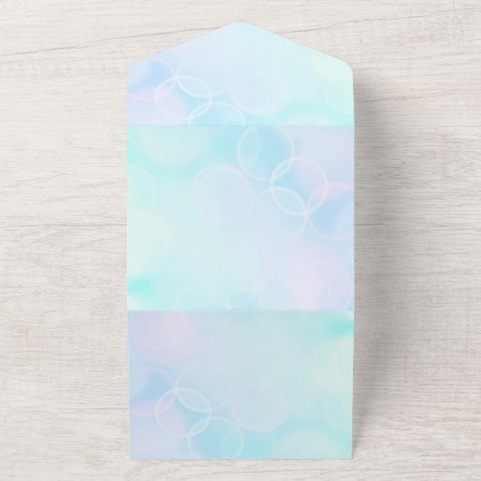 Maak Je Eigen Aangepaste Ontwerp/Logo All In One Uitnodiging (Buitenkant)