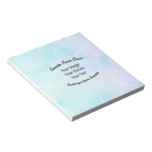 Maak Je Eigen Aangepaste Ontwerp/Logo Notitieblok (Schuin)