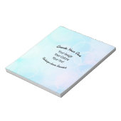 Maak Je Eigen Aangepaste Ontwerp/Logo Notitieblok (Linkerzijde)