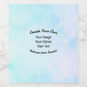 Maak je eigen aangepaste ontwerp/logo wijn etiket (Enkel label)