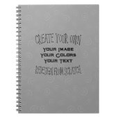 Maak Je Eigen Aangepaste Ontwerp Notitieboek (Voorkant)