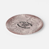 Maak Je Eigen Aangepaste Ontwerp Papieren Bordje (Gekanteld)