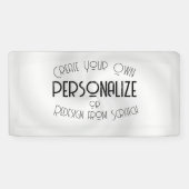 Maak Je Eigen Aangepaste Ontwerp Spandoek (Horizontaal)