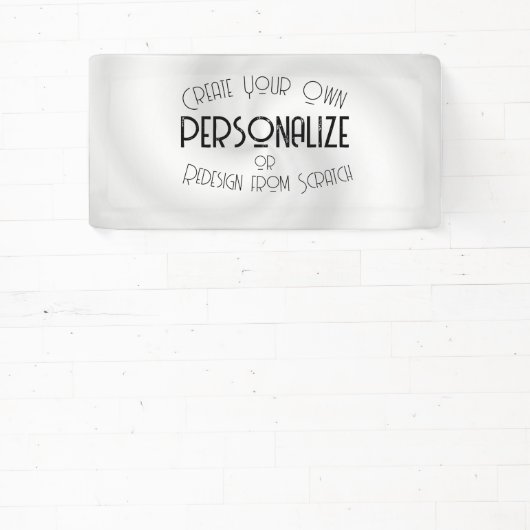 Maak Je Eigen Aangepaste Ontwerp Spandoek (Insitu)