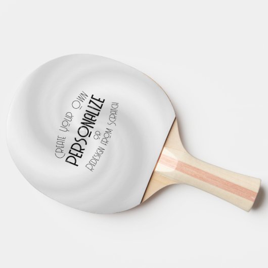 Maak Je Eigen Aangepaste Ontwerp Tafeltennisbatje (Zijkant)