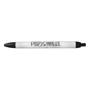 Maak Je Eigen Aangepaste Ontwerp Zwarte Inkt Pen