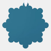 Maak Je Eigen Aangepaste Ornament Kaart (Achterkant)