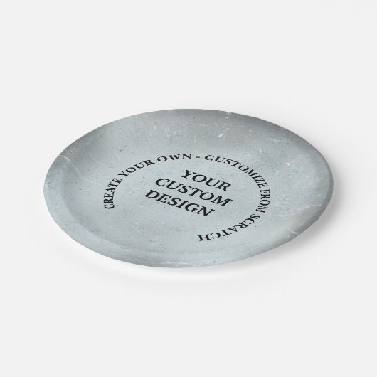 Maak je eigen aangepaste papieren bordje (Gekanteld)