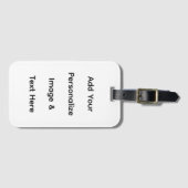 maak je eigen aangepaste personaliseren bagagelabel (Voorkant (horizontaal))