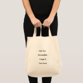 maak je eigen aangepaste personaliseren tote bag (Voorkant (product))