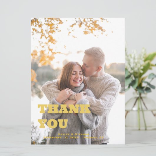 Maak je eigen aangepaste, persoonlijke dank (Staand voorkant)