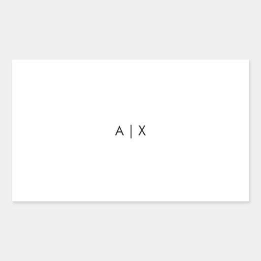 Maak je eigen aangepaste rechthoekige sticker (Voorkant)