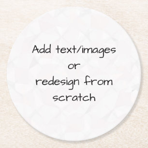 Maak je eigen aangepaste ronde kartonnen onderzetter