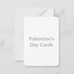 Maak je eigen aangepaste Ronded Valentijnsdag Notitiekaartje