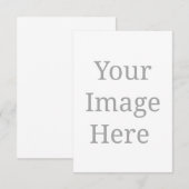 Maak je eigen aangepaste  RSVP kaartje (Voorkant / Achterkant)