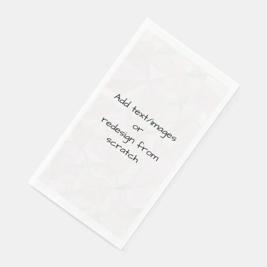 Maak Je Eigen Aangepaste Servet (Hoek)