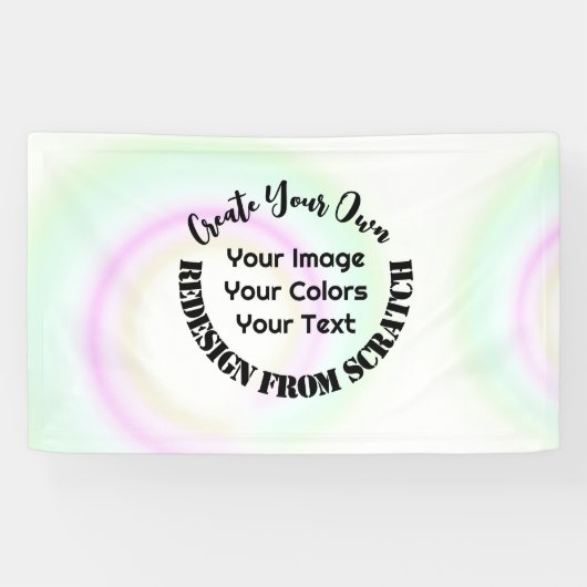 Maak je eigen aangepaste spandoek (Horizontaal)