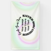 Maak je eigen aangepaste spandoek (Verticaal)