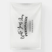 Maak je eigen aangepaste spandoek (Verticaal)