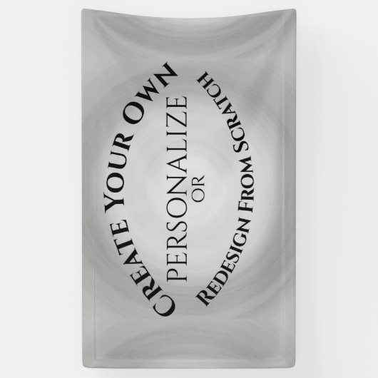 Maak Je Eigen Aangepaste Spandoek (Verticaal)