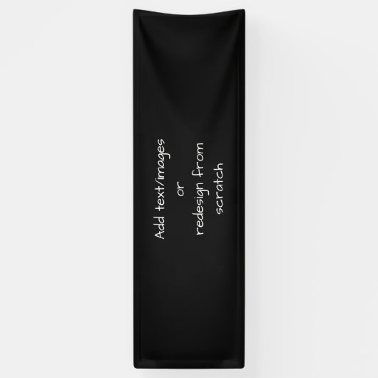Maak je eigen aangepaste spandoek (Verticaal)
