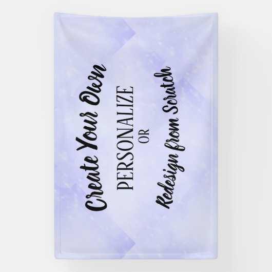 Maak je eigen aangepaste spandoek (Verticaal)