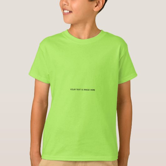 Maak je eigen aangepaste t-shirt (Voorkant)