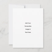 maak je eigen aangepaste tekst 10,8 x 14 cm platte (Achterkant)