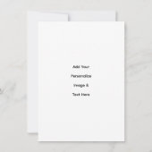 maak je eigen aangepaste tekst 11,4 cm x 15,7 cm p (Achterkant)