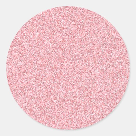 Maak je eigen aangepaste tekst lege roosgoud ronde sticker (Voorkant)
