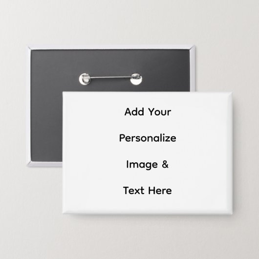 maak je eigen aangepaste tekst personaliseren button (Voorkant / Achterkant)
