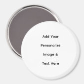 maak je eigen aangepaste tekst personaliseren magneet (Voorkant / Achterkant)