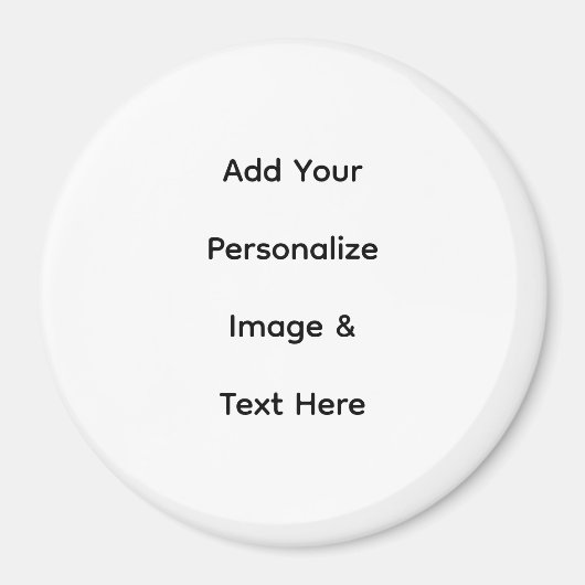 maak je eigen aangepaste tekst personaliseren magneet (Voorkant)