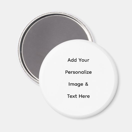 maak je eigen aangepaste tekst personaliseren magneet (Voorkant / Achterkant)