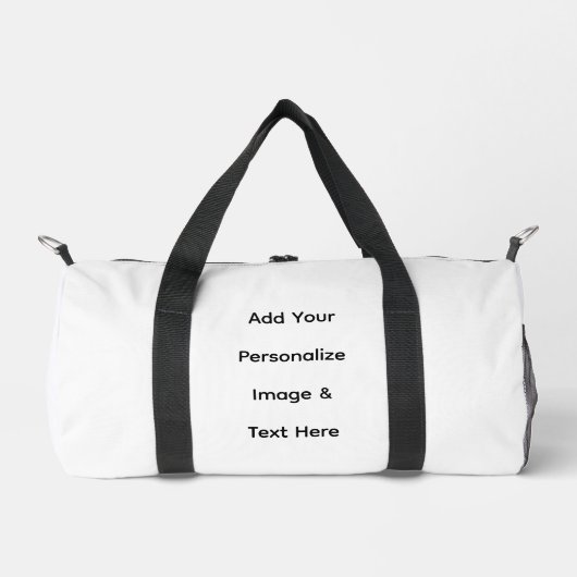 maak je eigen aangepaste tekst personaliseren plunjezak (Voorkant)