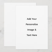maak je eigen aangepaste tekst personaliseren programmakaart (Voorkant / Achterkant)