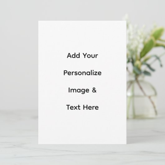 maak je eigen aangepaste tekst personaliseren programmakaart (Staand voorkant)