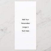 maak je eigen aangepaste tekst personaliseren programmakaart (Voorkant)