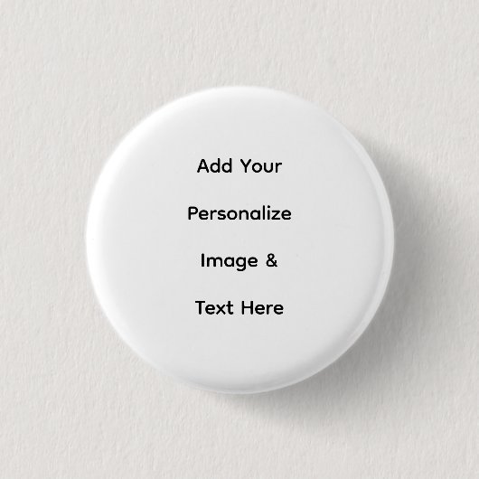 maak je eigen aangepaste tekst personaliseren ronde button 3,2 cm (Voorkant)