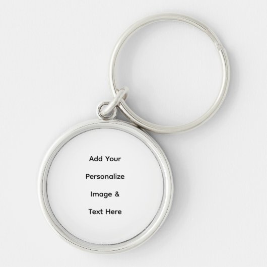 maak je eigen aangepaste tekst personaliseren sleutelhanger (Voorkant)