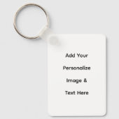 maak je eigen aangepaste tekst personaliseren sleutelhanger (Voorkant)