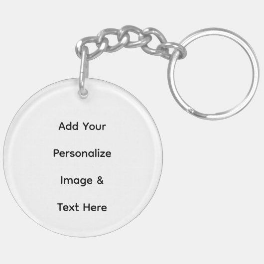 maak je eigen aangepaste tekst personaliseren sleutelhanger (Achterkant Links)